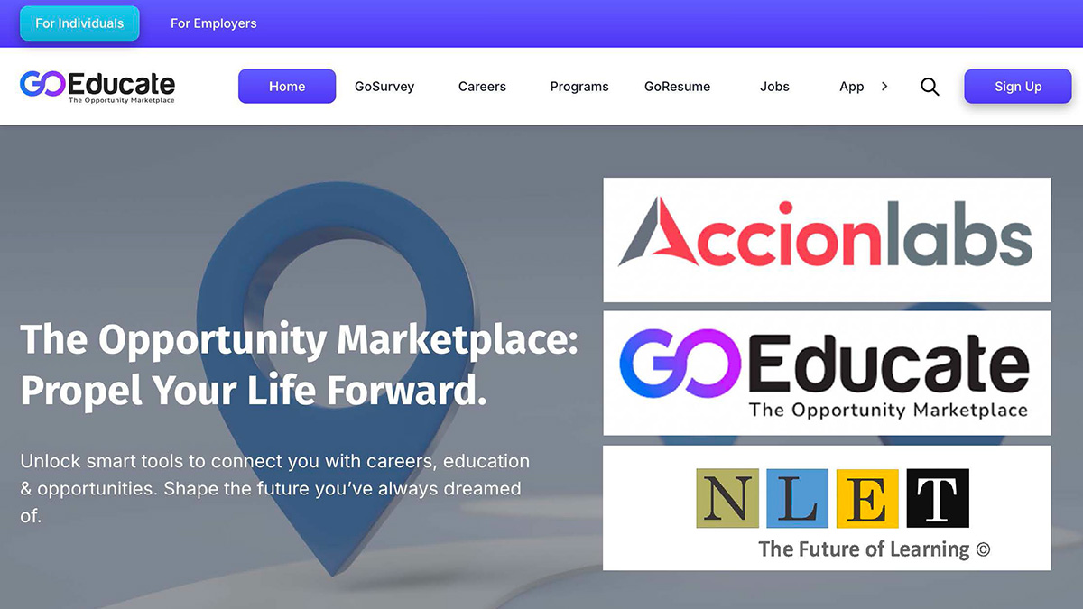 GOEducate, Accion Labs, NLET